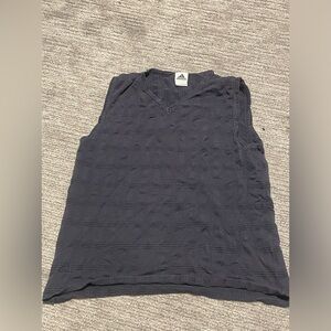 Adidas navy blue mens tank top